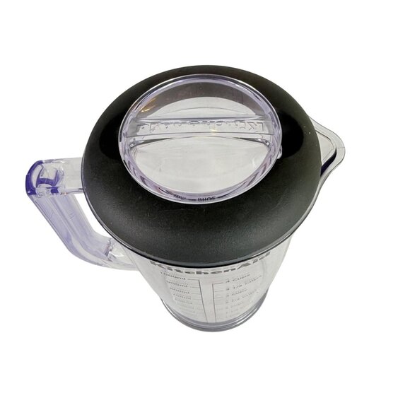 KitchenAid Immersion Blender 1 Liter Measuring Mixing Pitcher With Lid 4 Cup - Picture 2 of 12